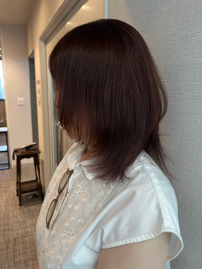 ミディアム 宮脇 蒔音のヘアスタイル