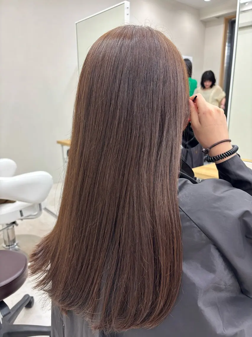 ミディアム カラー 透明感カラー⭐️ Takumaのヘアスタイル