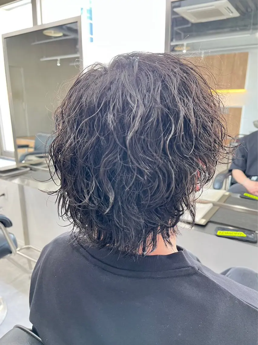 パーマ メンズ カット パーマ メンズパーマ/新潟/ 万代/田崎亮🌟のヘアスタイル