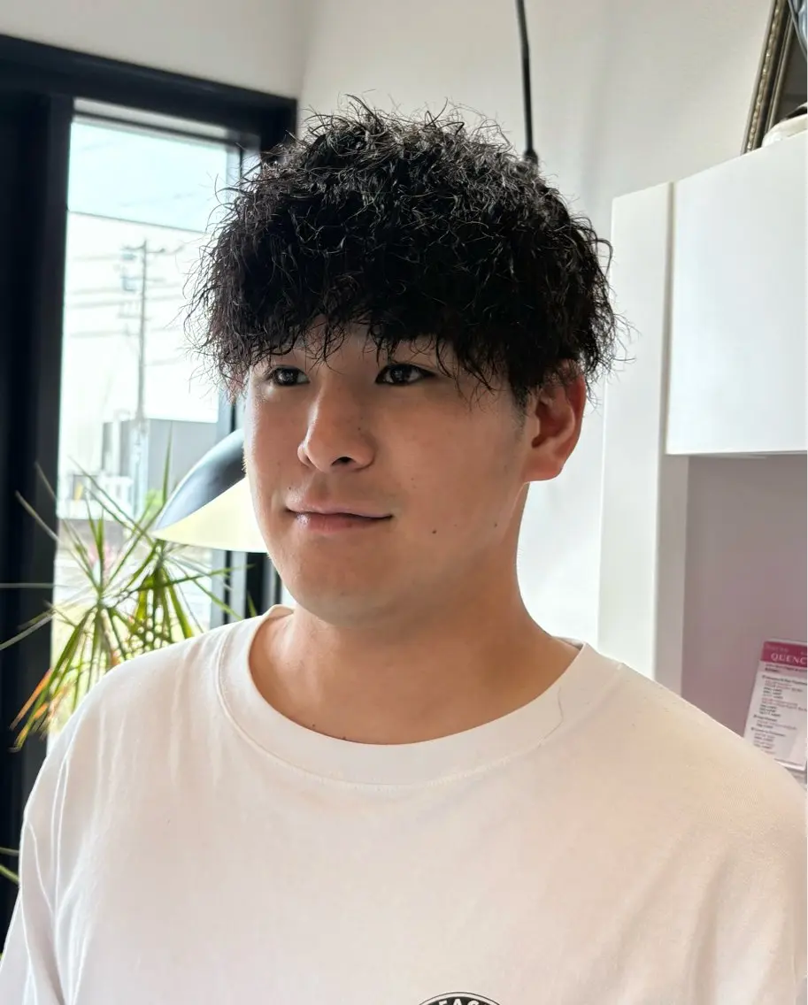 ショート カット パーマ ヘッドスパ I'sm KOUSAKUのヘアスタイル