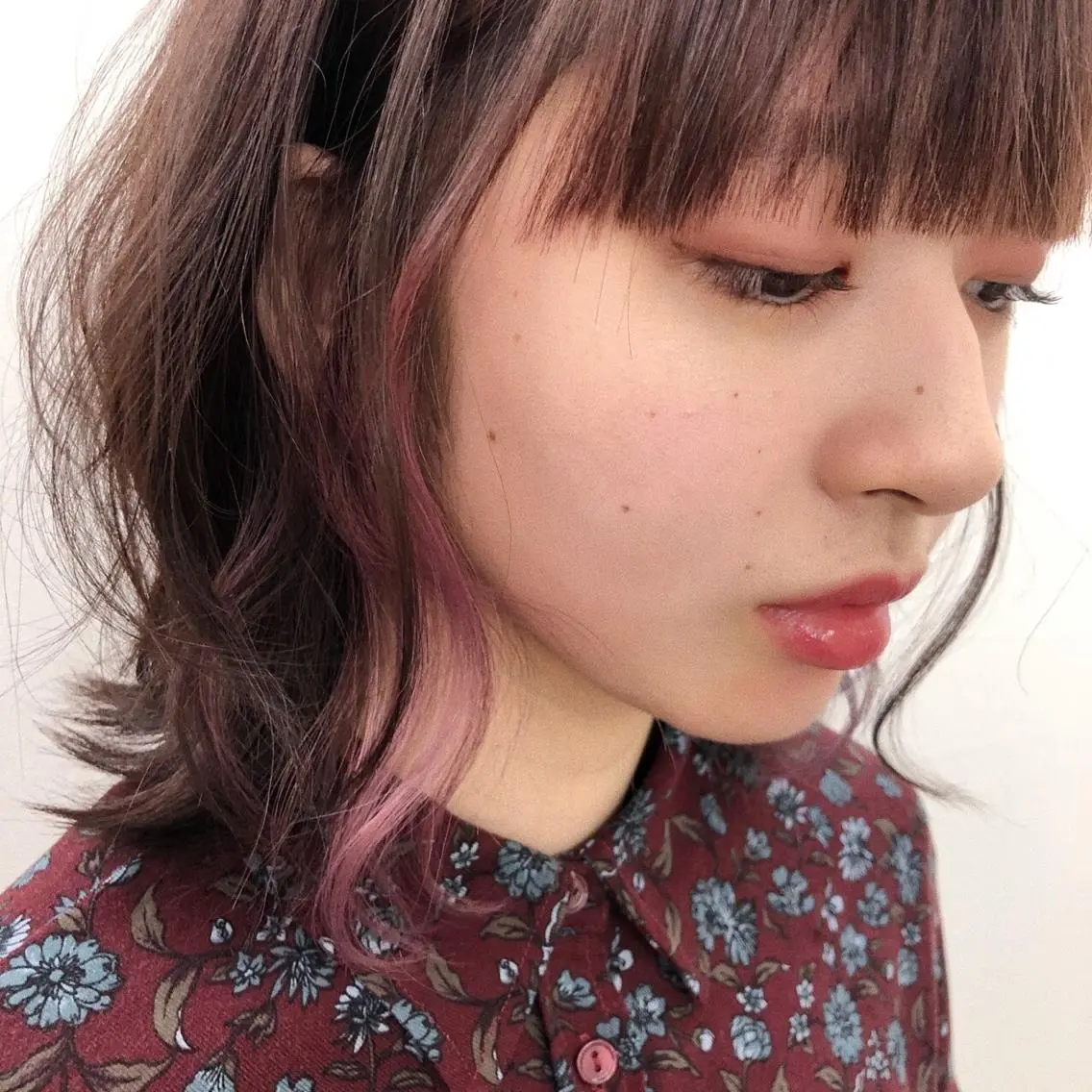 ミディアム 岩崎 仁美のヘアスタイル