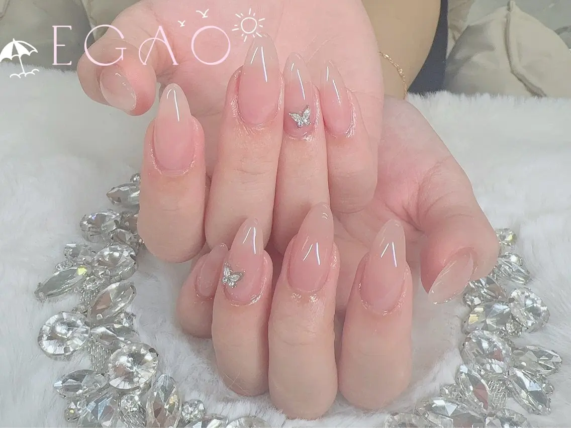 ネイル アートネイル フットネイル フレンチネイル ジェルネイル グラデーション ハンドネイル EGAO NAIL 錦糸町店のネイルデザイン