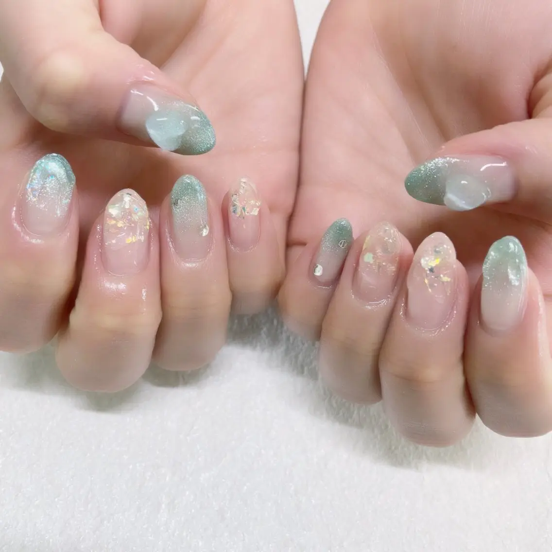 ネイル ニュアンスネイル ricco risaiaのネイルデザイン