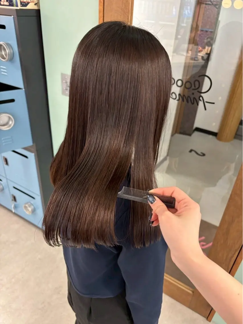 ミディアム ヘアカラー 松嶋 翼のヘアスタイル