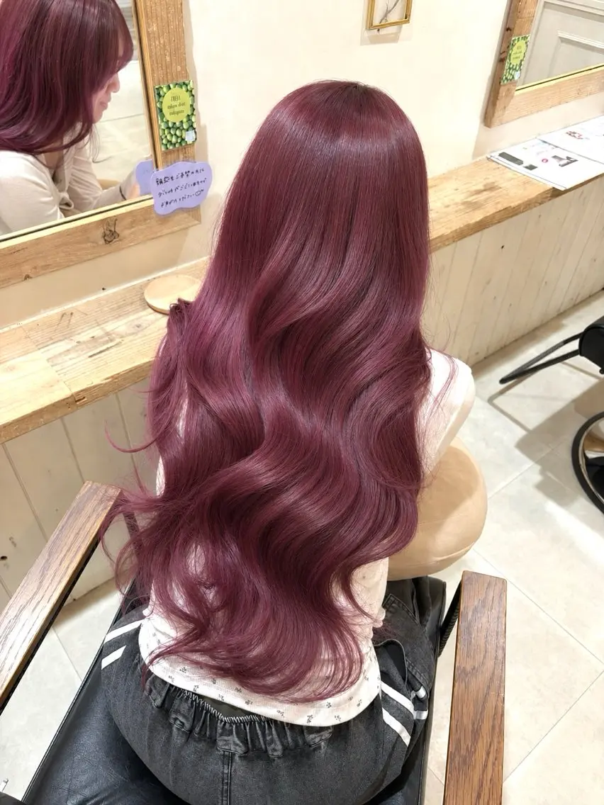 ロング トリートメント ヘアカラー トリートメント ヘアセット ROMEO  京橋店 藤井 碧羽のヘアスタイル