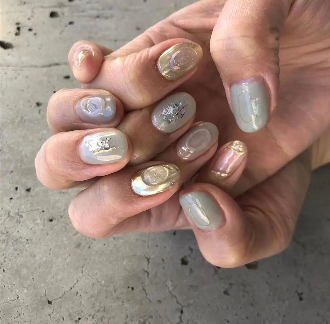 ネイル ニュアンスネイル nail salon granveilのネイルデザイン