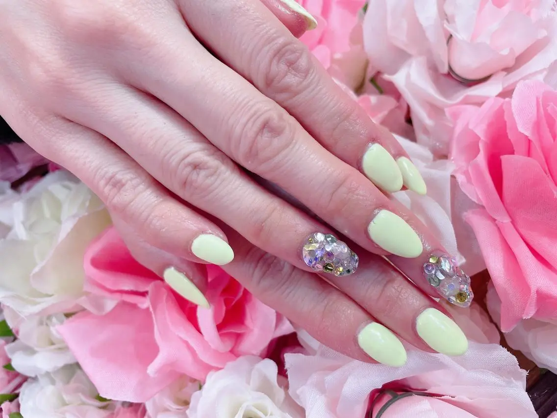 ネイル ワンカラーネイル ハンドネイル Nail🦋 💗yuyuのネイルデザイン