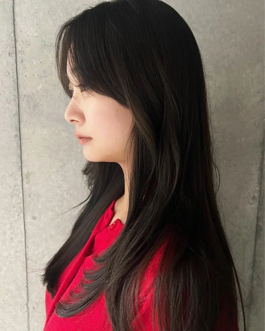 セミロング カラー トリートメント カット ヘアカラー トリートメント sakoda shunkiのヘアスタイル