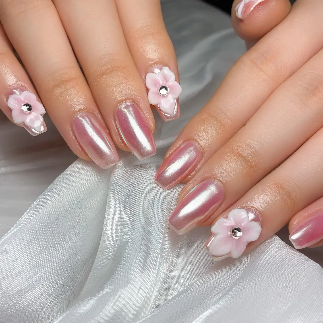 ネイル アートネイル ロングネイル 持ち込み ハンドネイル Nail Salon AMICALのネイルデザイン