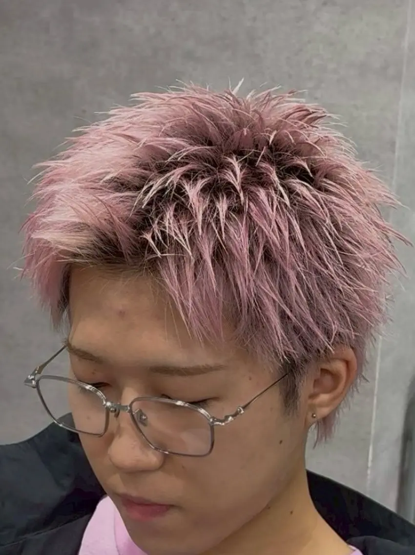 カラー メンズ ハイトーン特化 メンズ美容師仁也のヘアスタイル