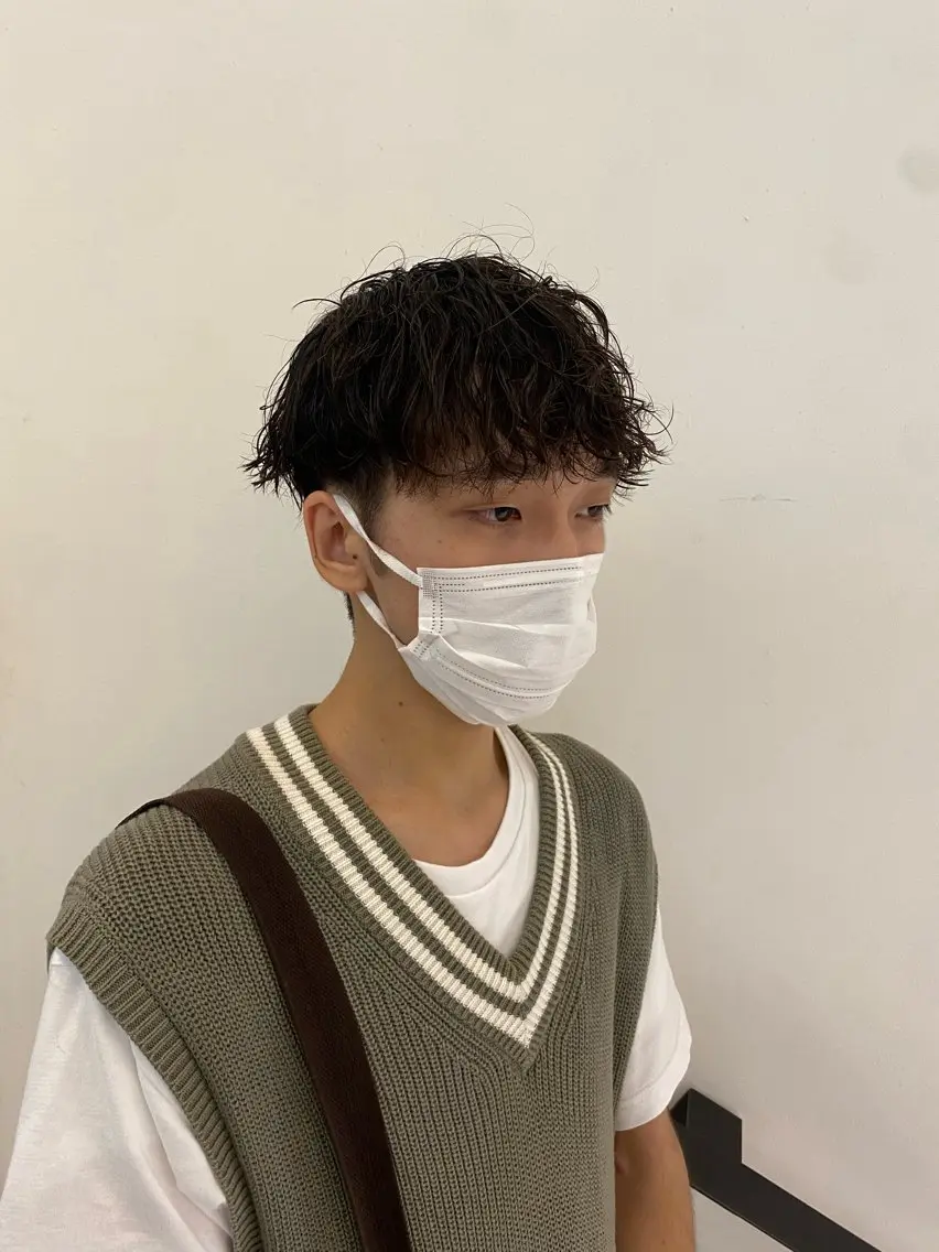 パーマ ツイストスパイラルパーマ スパイラルパーマ カット パーマ メンズ特化/ 安藤太一のヘアスタイル