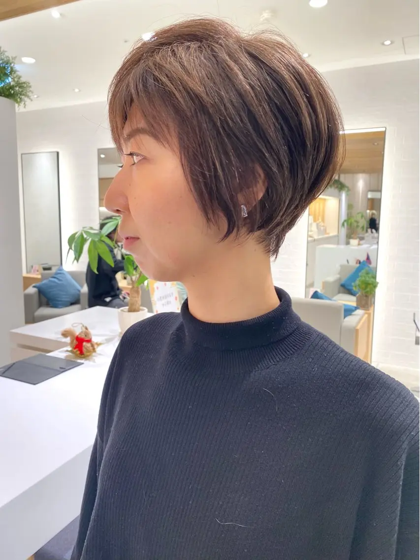 ショート カラー ショートヘア 平沢 真司のヘアスタイル