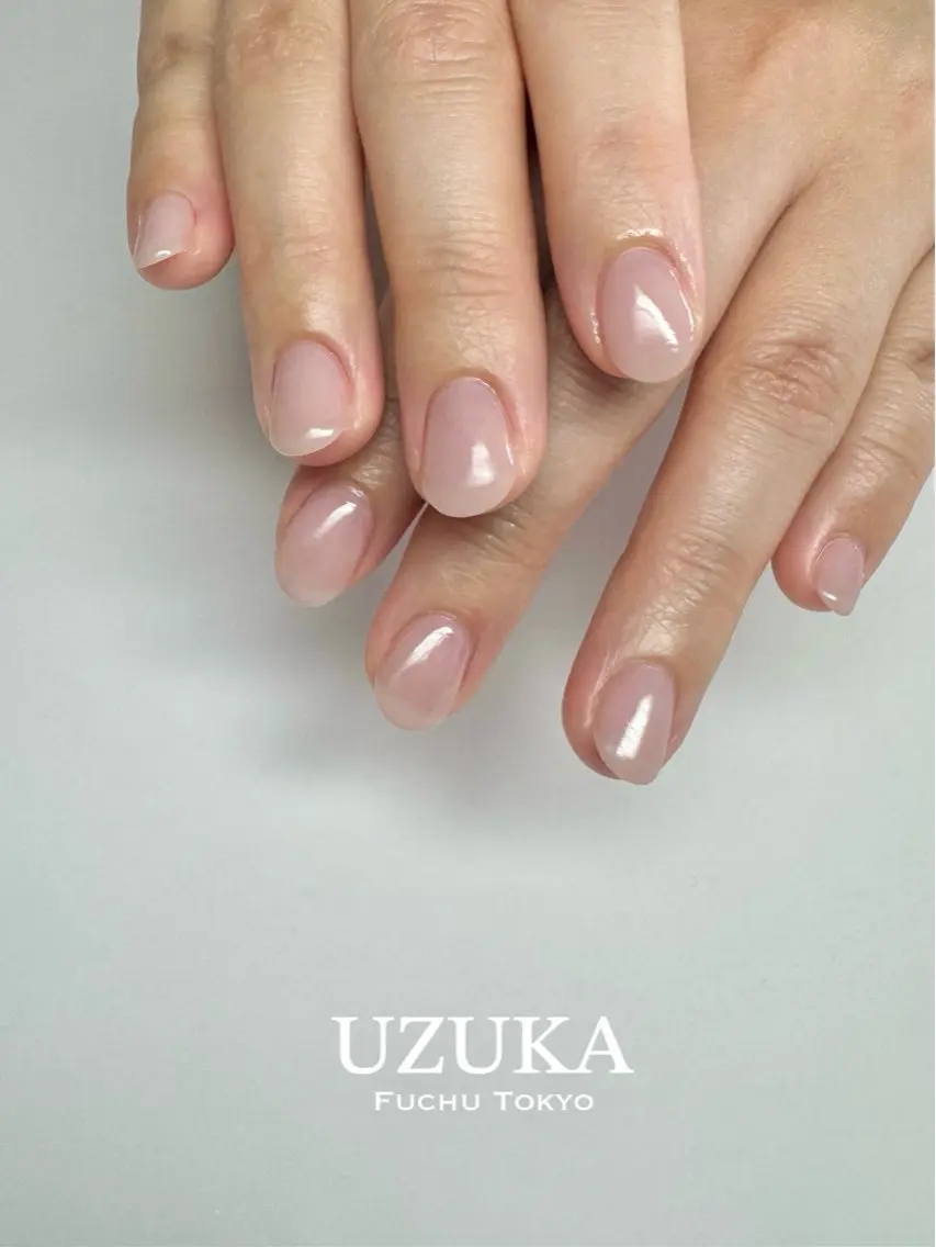ネイル オフィスネイル ワンカラーネイル シンプルネイル 【 enn 】 Uzuka Yukaのネイルデザイン