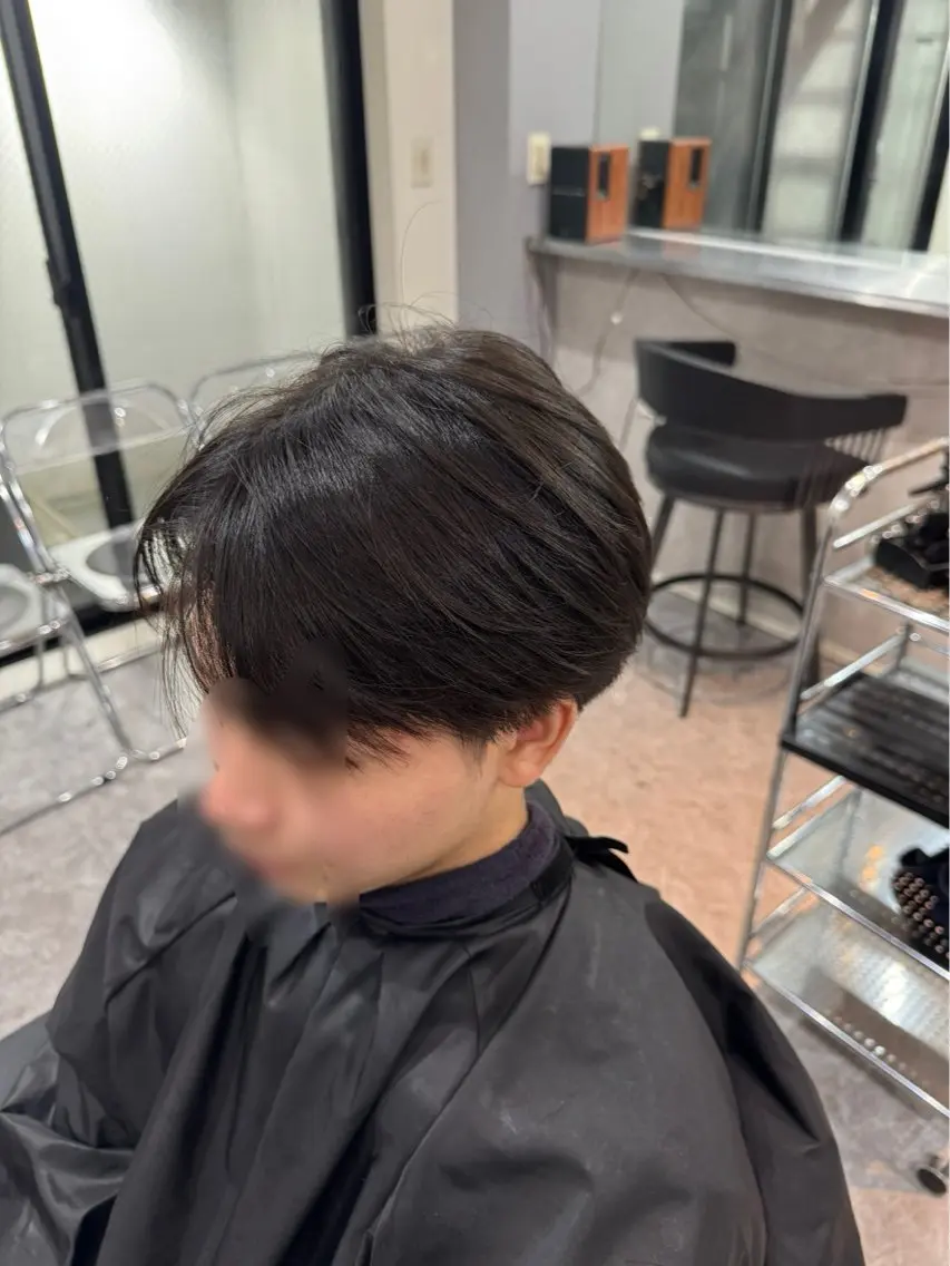 ショート メンズ センターパート ショートヘア ワタナベ ケンタのヘアスタイル