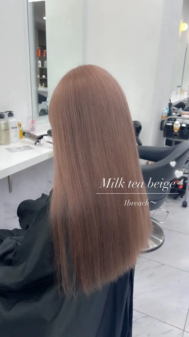 ロング カラー パーマ ヘアアレンジ メンズ キッズ ブリーチなしカラー/ ブラウン/レイヤーのヘアスタイル