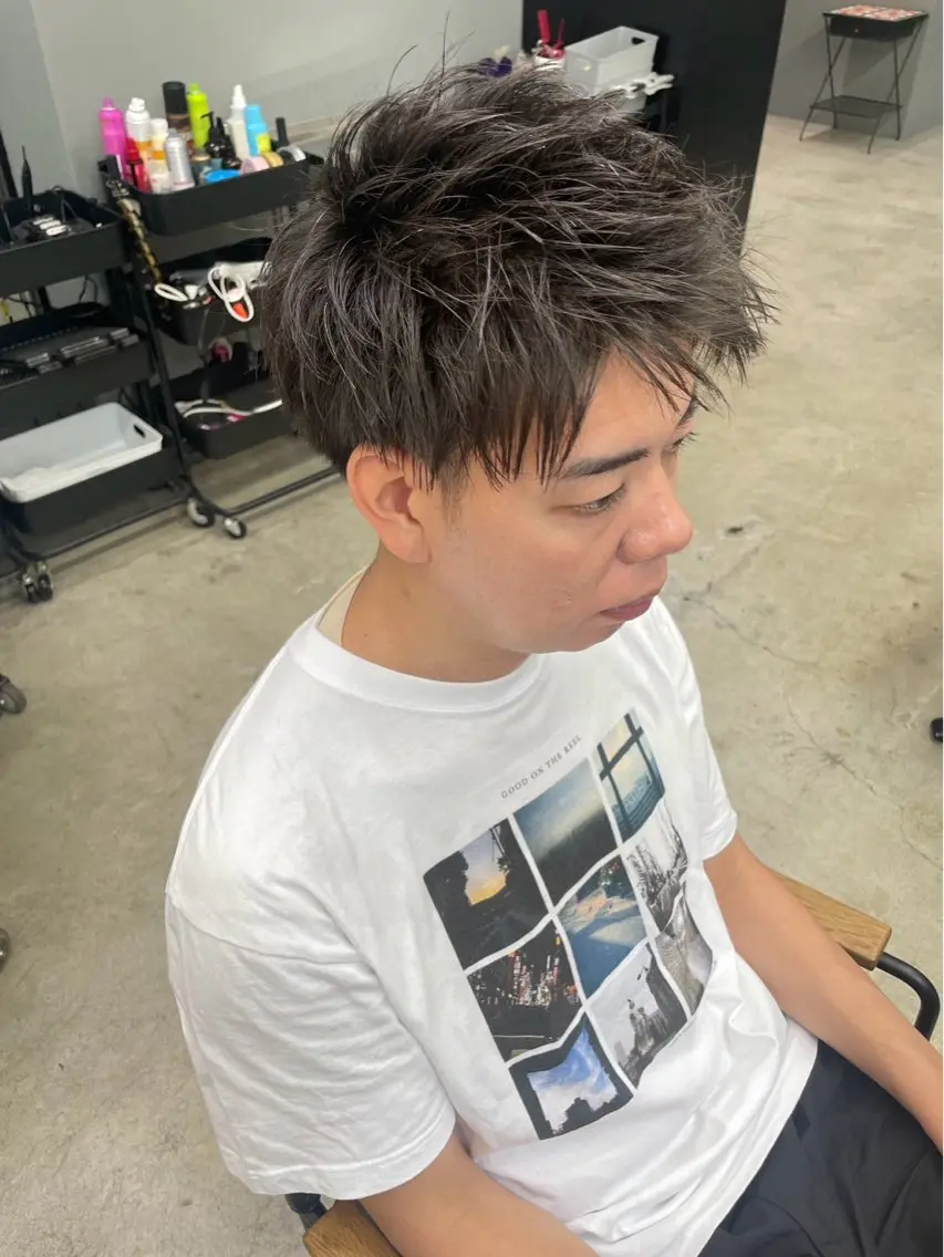 ショート メンズ メンズ専門サロン wokeのヘアスタイル