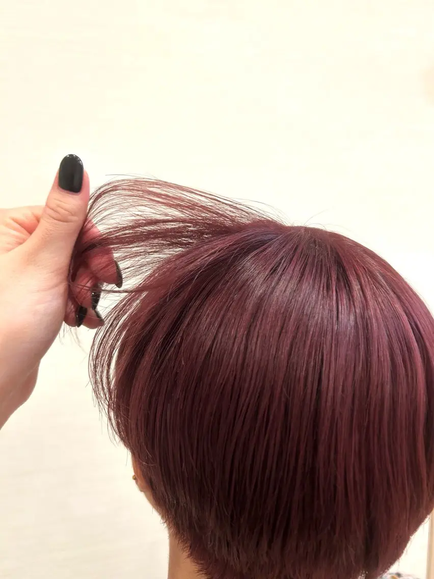 ショート カラー ヘアカラー ミ ユのヘアスタイル