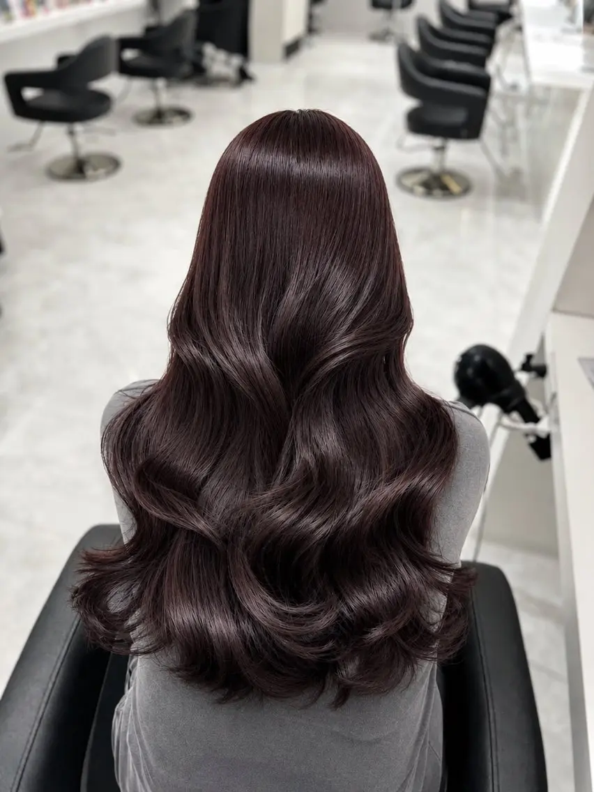 ロング カラー 髪質改善 トリートメント ヘアカラー トリートメント 透明感カラー🪽┊︎ Honoka🎀のヘアスタイル