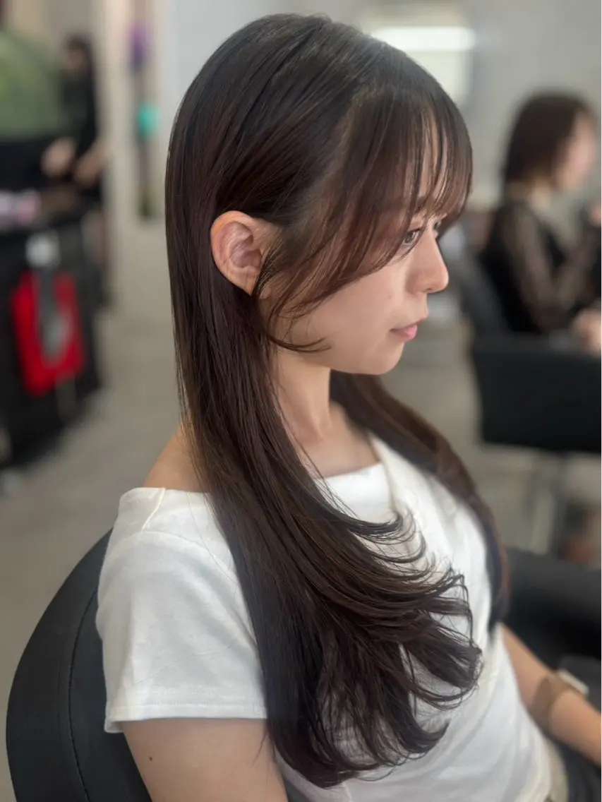 カットカラーモデルの写真
