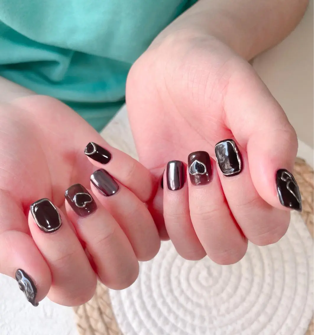 ネイル ハンドネイル M 🌷Nail 長さだし専門店のネイルデザイン