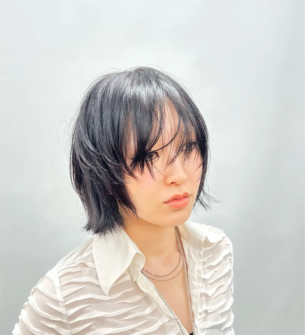 ミディアム カラー カット 【23時まで営業】 酒井啓佑のヘアスタイル