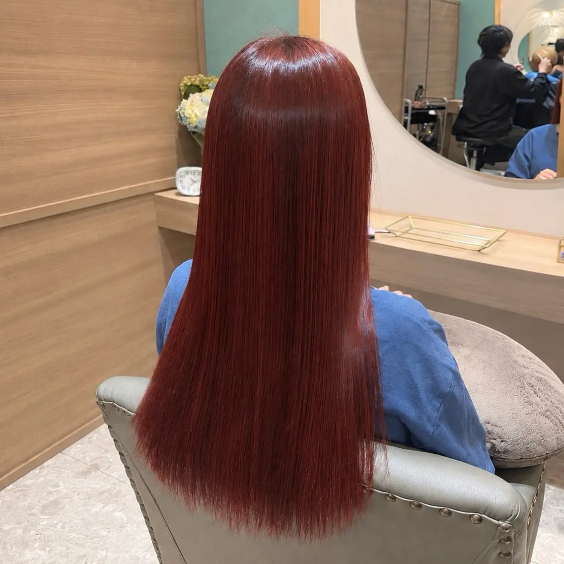 ロング ヘアカラー トリートメント リシュ/ Anphiのヘアスタイル