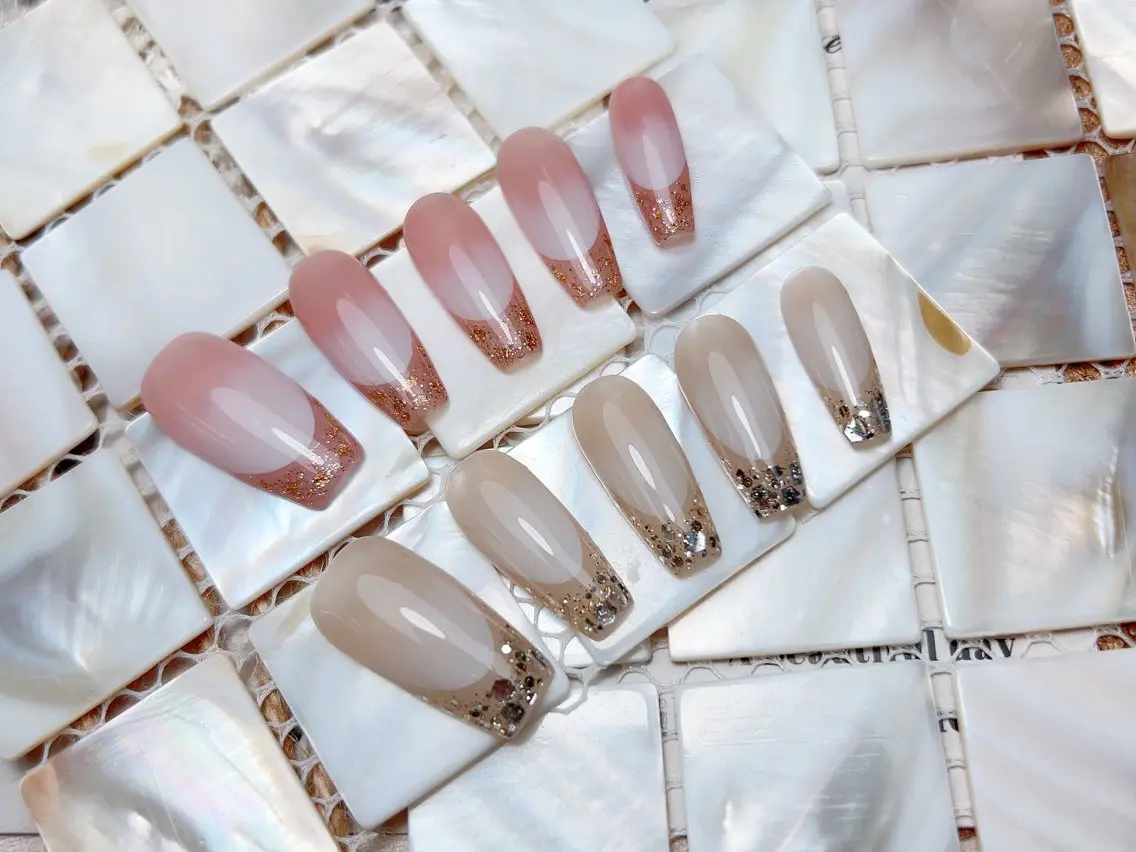 ネイル ハンドネイル M🌷nail 長さだし専門店のネイルデザイン