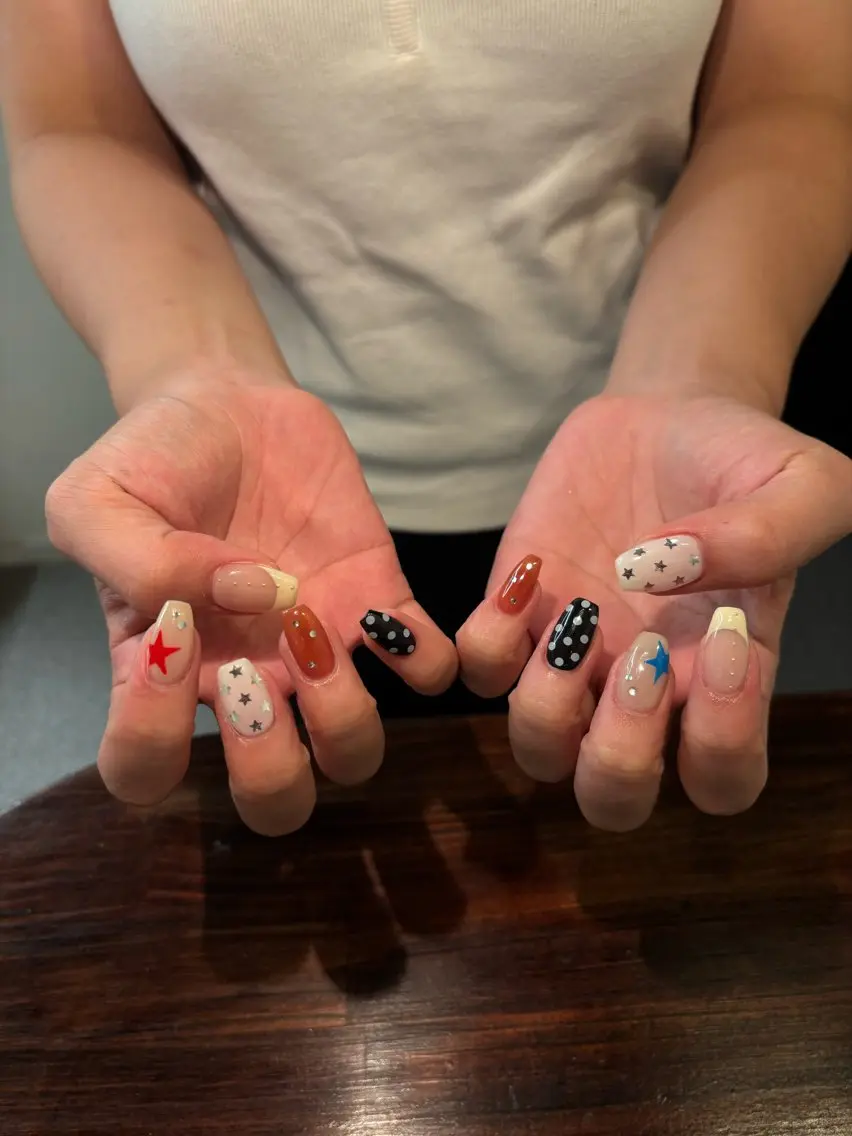 オフ込みハンド10本アート🎀の写真