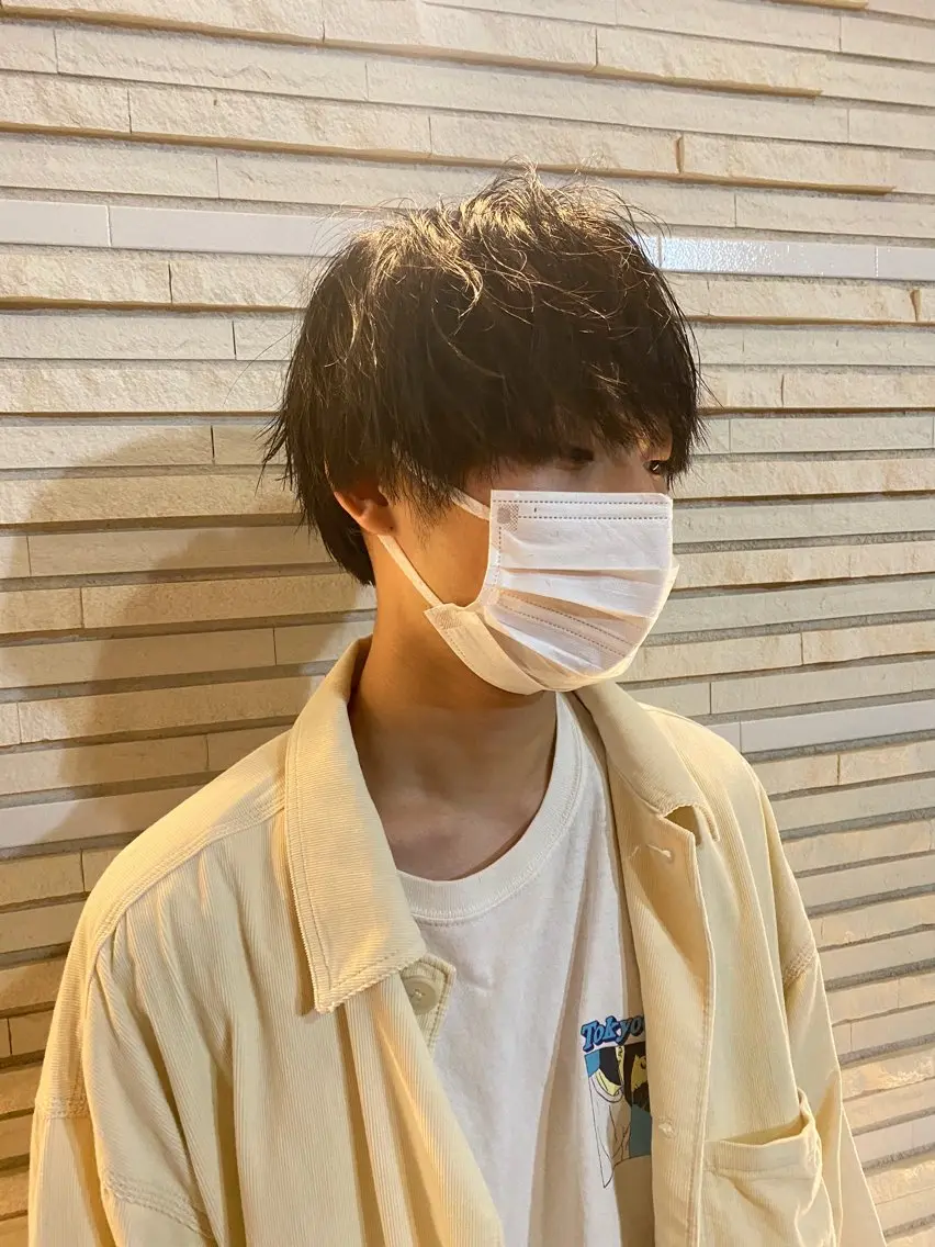 ミディアム 坂本 昂史のヘアスタイル