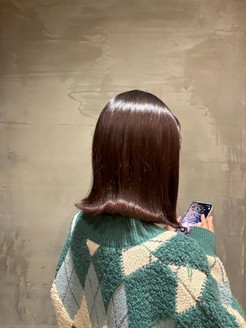 ミディアム 外ハネヘア atelier JD yuinaのヘアスタイル