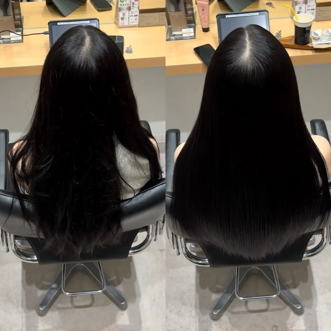 セミロング 髪質改善 トリートメント 髪質改善ヘアケア 艶髪特化/上田のヘアスタイル