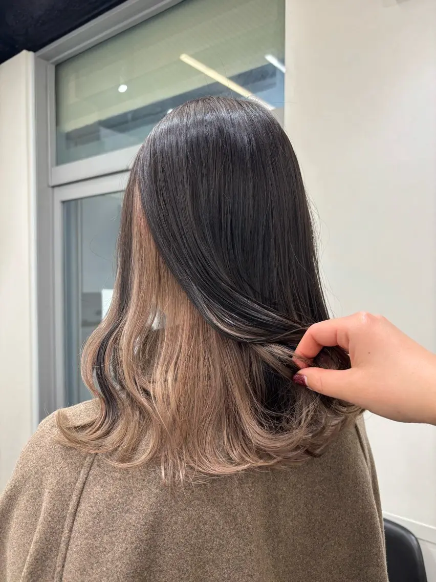 カラー ヘアカラー 🌸ムラ修正/ ブリーチゆずな 🌸のヘアスタイル