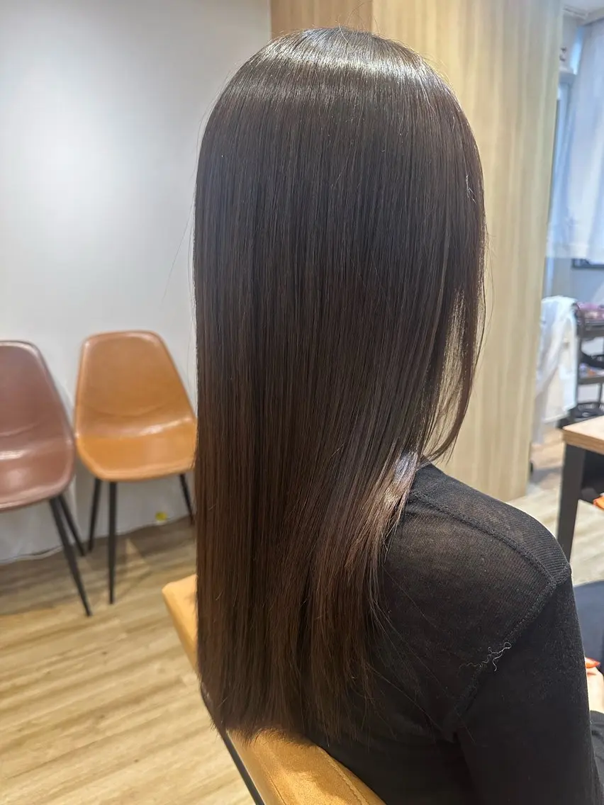 セミロング パーマ カット 縮毛矯正 トリートメント ✨✂️Nori ✂️✨のヘアスタイル
