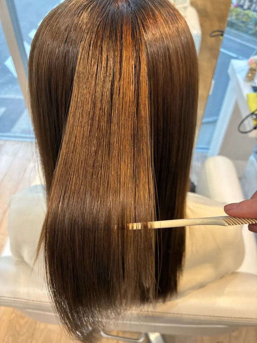 ロング カラー 宇野 遥香のヘアスタイル