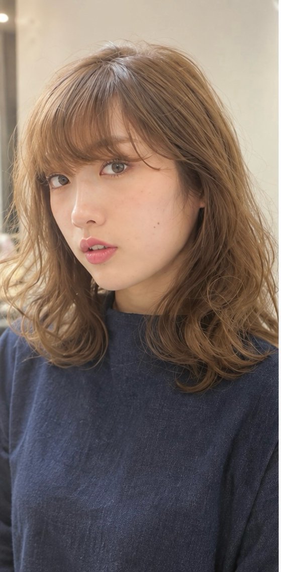 セミロング Verde西院店 ＫＡＲＥＮ💗のヘアスタイル