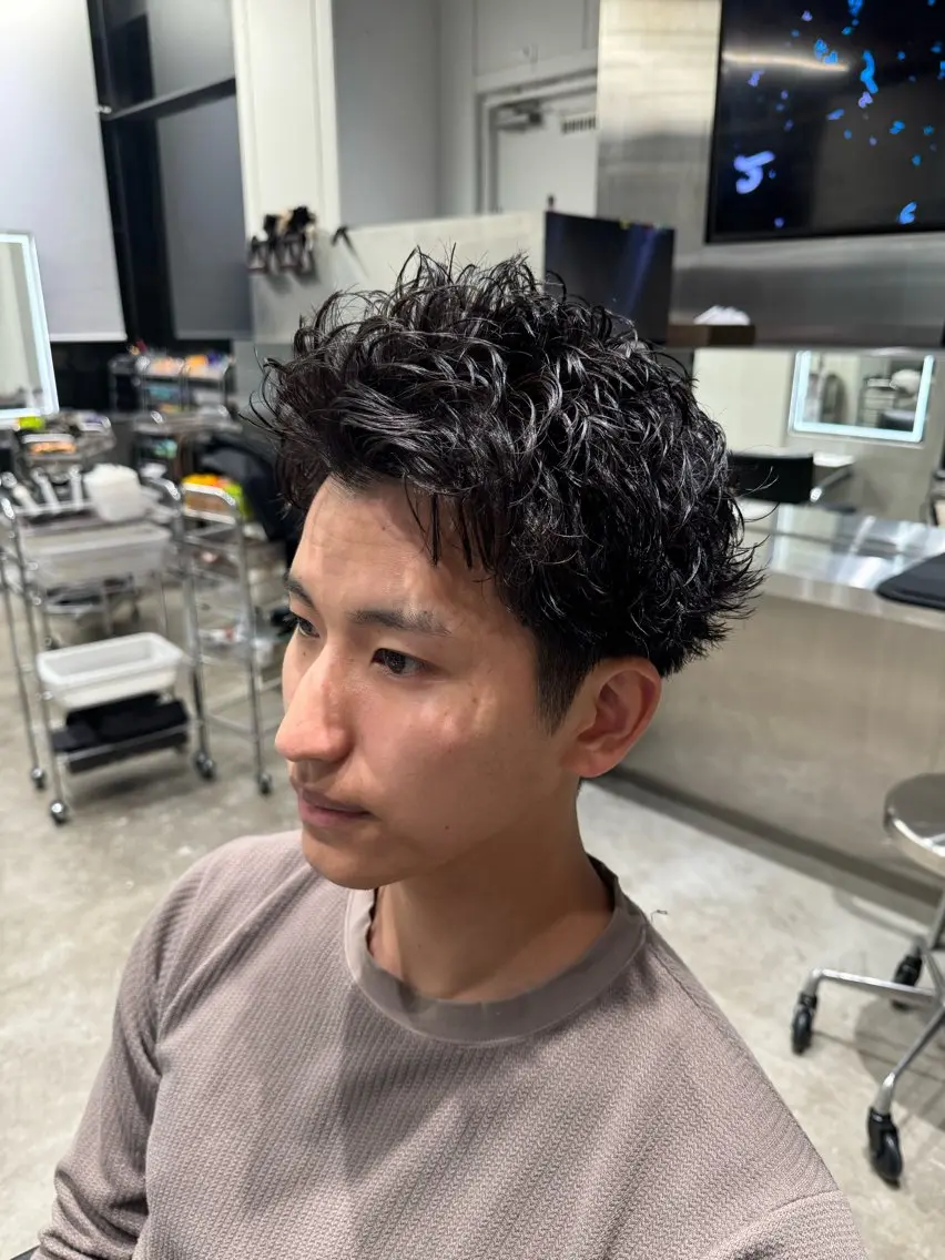 パーマ メンズ カット パーマ fifth石川 彪雅 /メンズ特化パーマのヘアスタイル