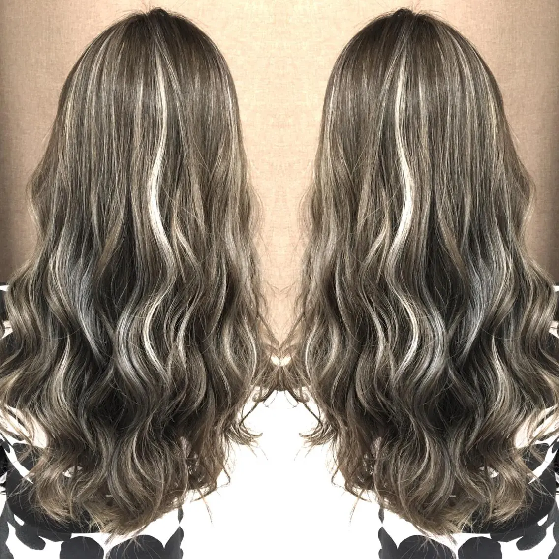 ロング カラー ハイライトカラー 3Dハイライト ハイライト カット ヘアカラー トリートメント 井上 一平のヘアスタイル