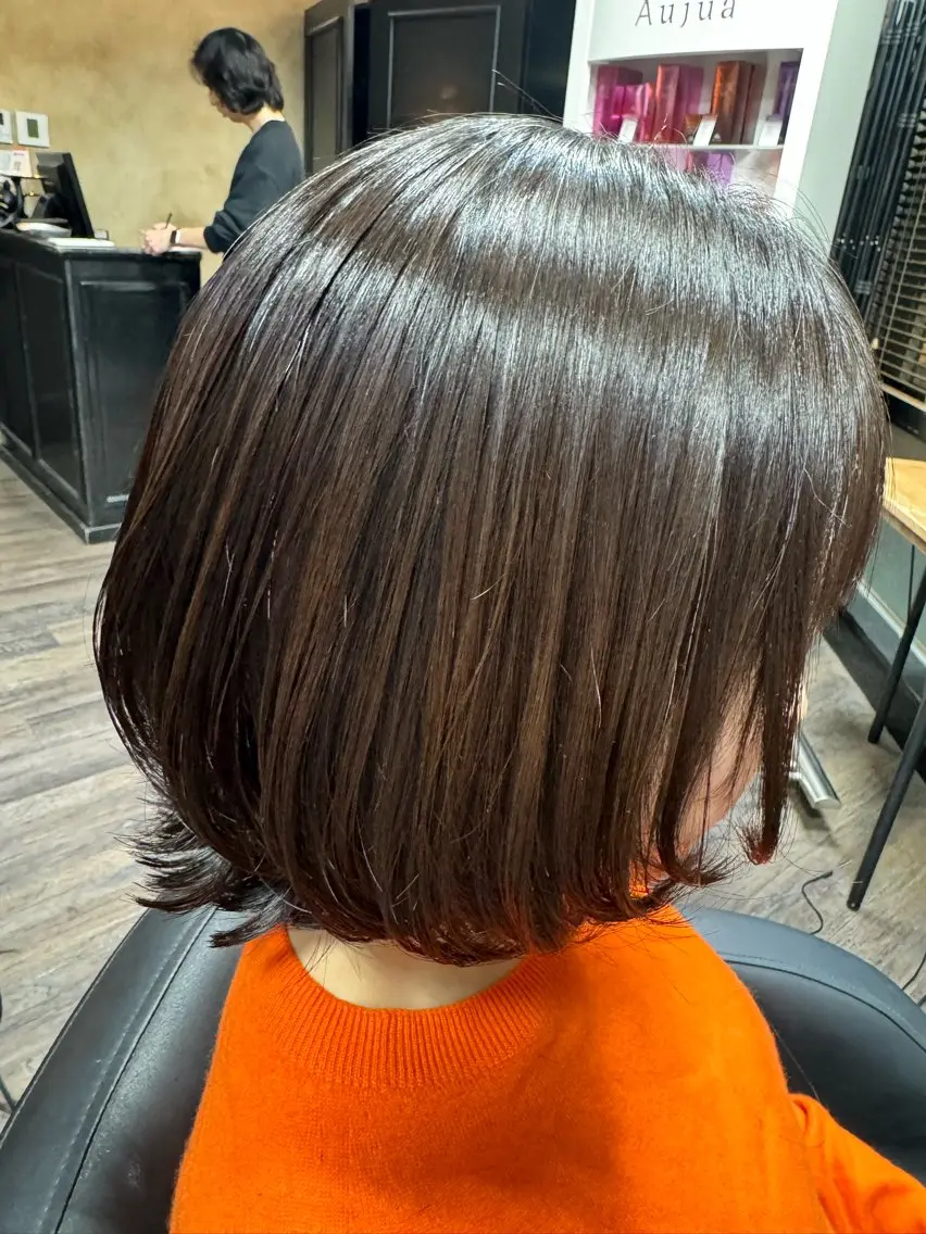 ミディアム 艶カラー🎀 YUUKAのヘアスタイル