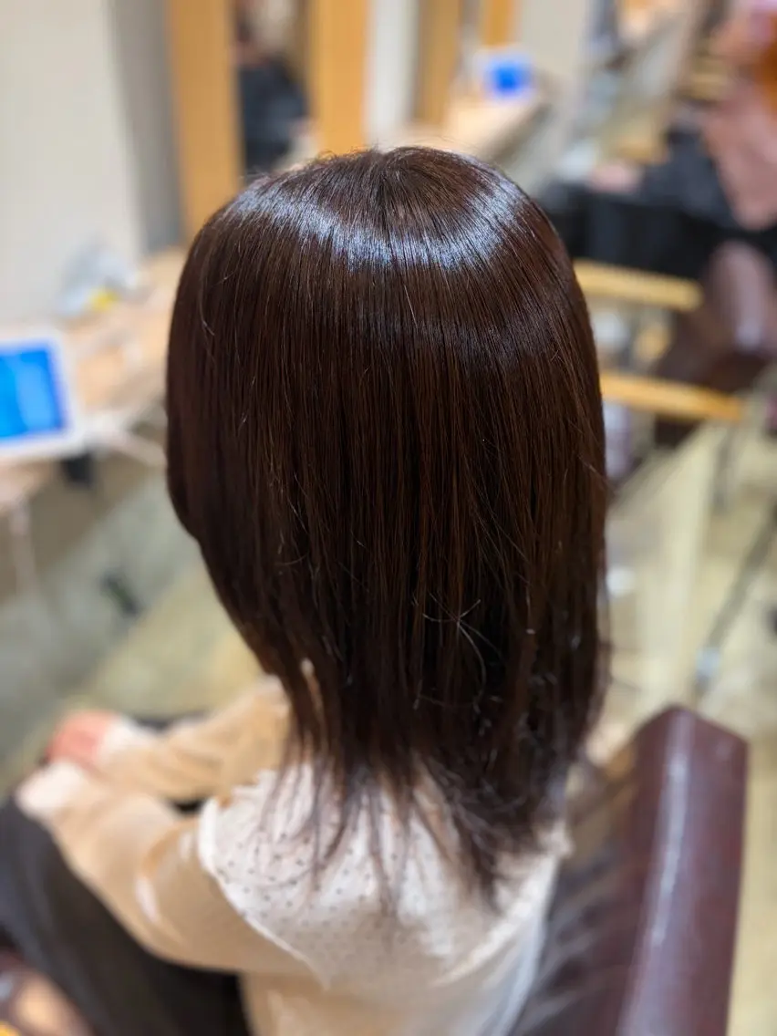 ミディアム カラー ブラウンカラー ヘアカラー kaede🐑🌟 CIEL四条河原町のヘアスタイル