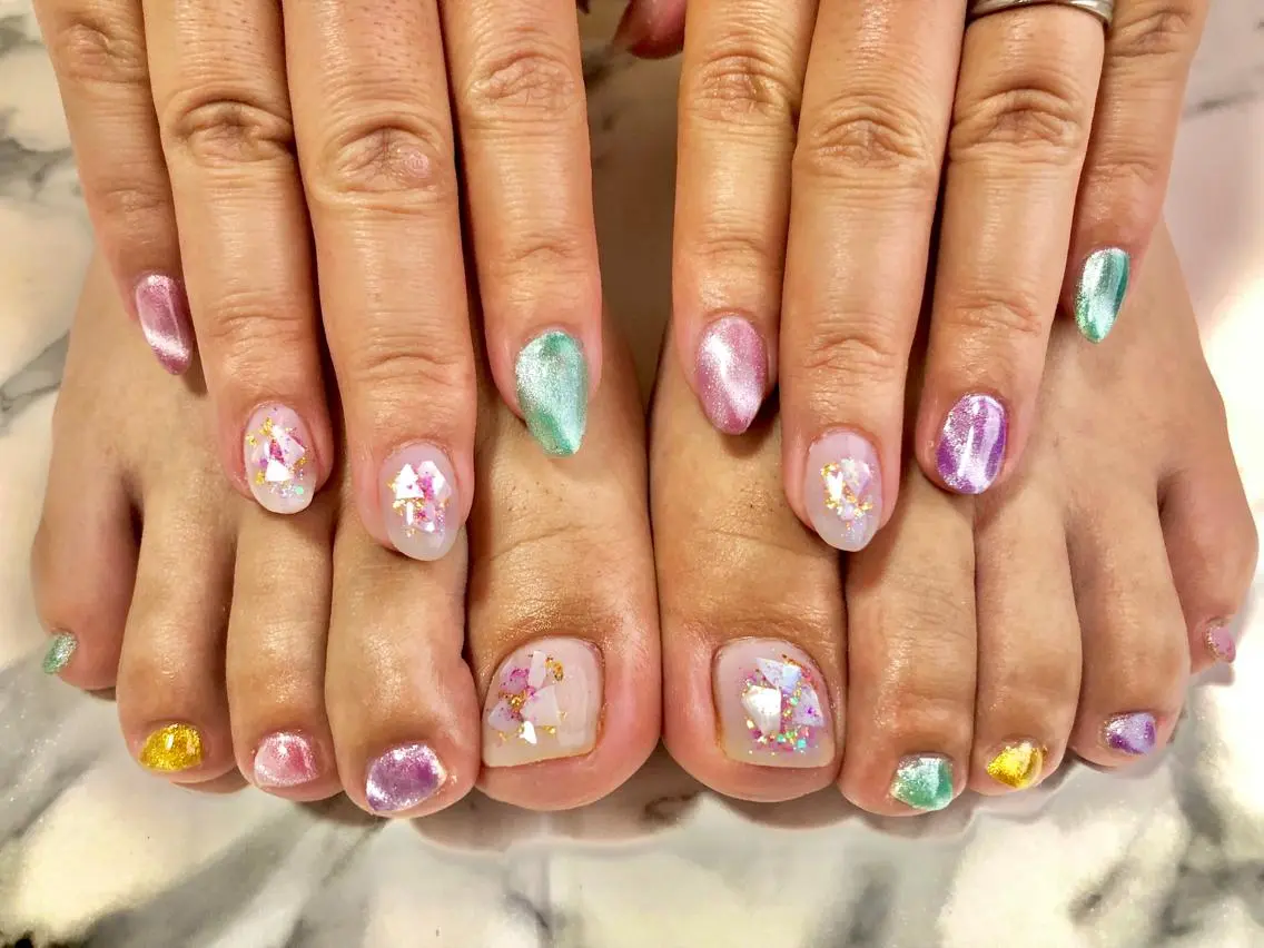 ネイル マグネットネイル k.nail #ksmのネイルデザイン