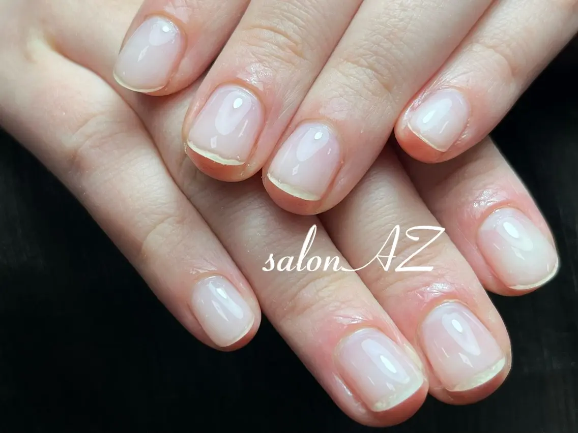 ネイル 長さ出し フットネイル フレンチネイル マグネットネイル ニュアンスネイル salon AZのネイルデザイン