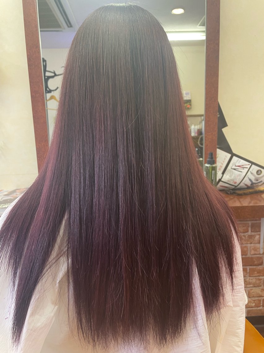 ロング カラー 桧山 真のヘアスタイル