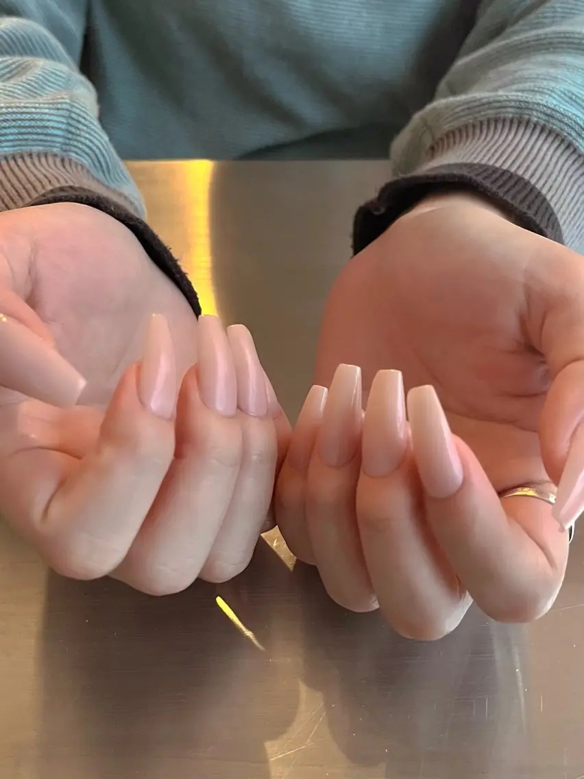 ネイル ワンカラーネイル スカルプネイル シンプルネイル ネイルチップ ハンドネイル YUKO nailのネイルデザイン