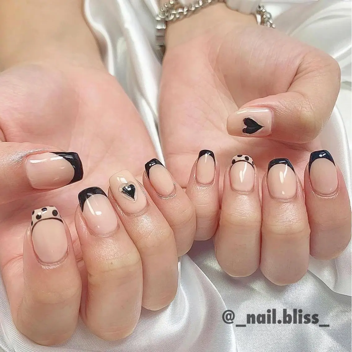 ネイル フレンチネイル シンプルネイル NAIL BLISSのネイルデザイン