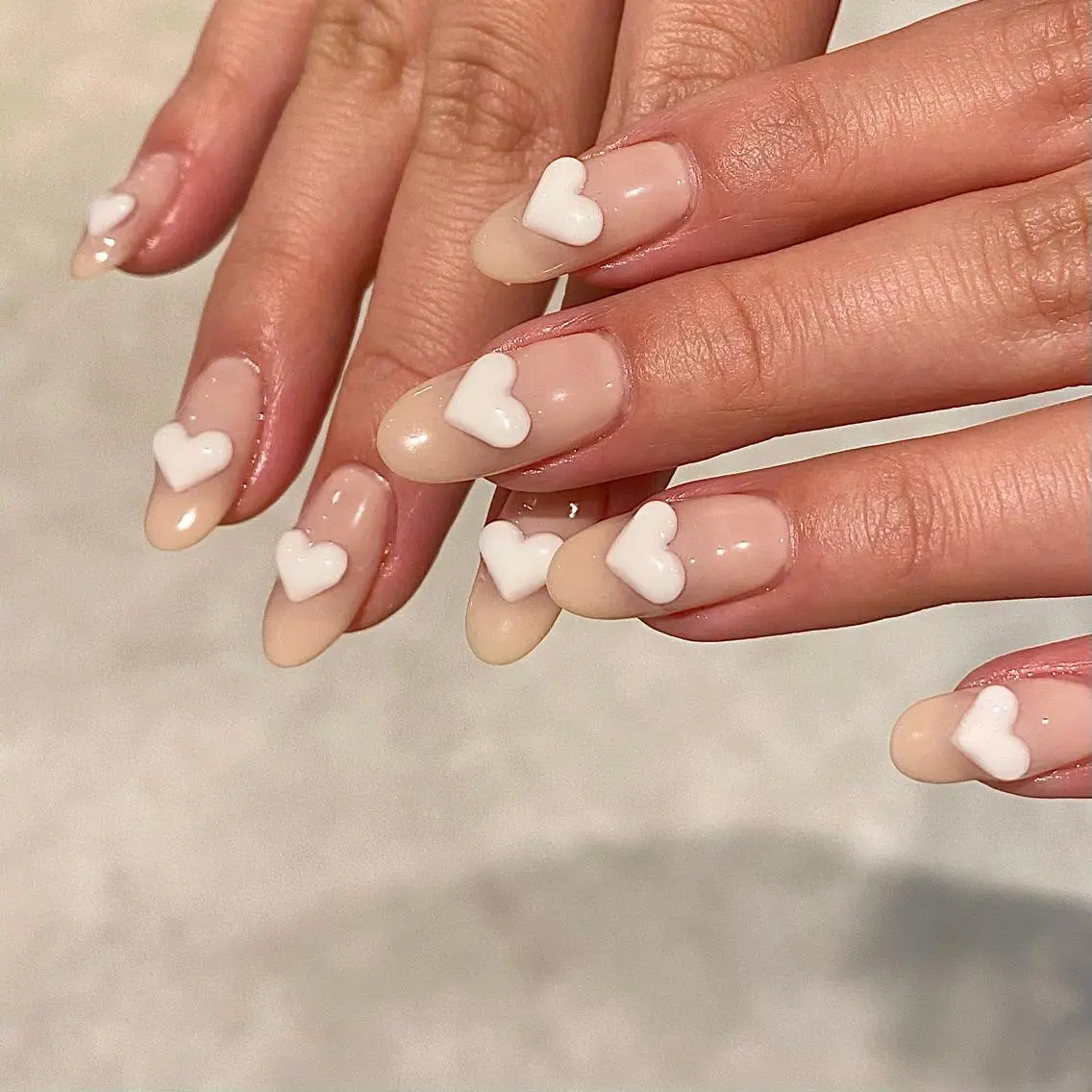 ネイル ニュアンスネイル ハンドネイル RINO AMANE nailのネイルデザイン