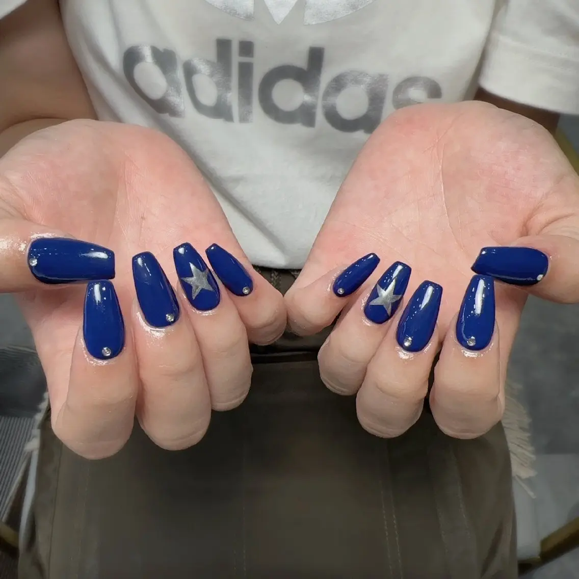 ネイル 長さ出し 持ち込み ネイルチップ ハンドネイル UM Nail Salonのネイルデザイン