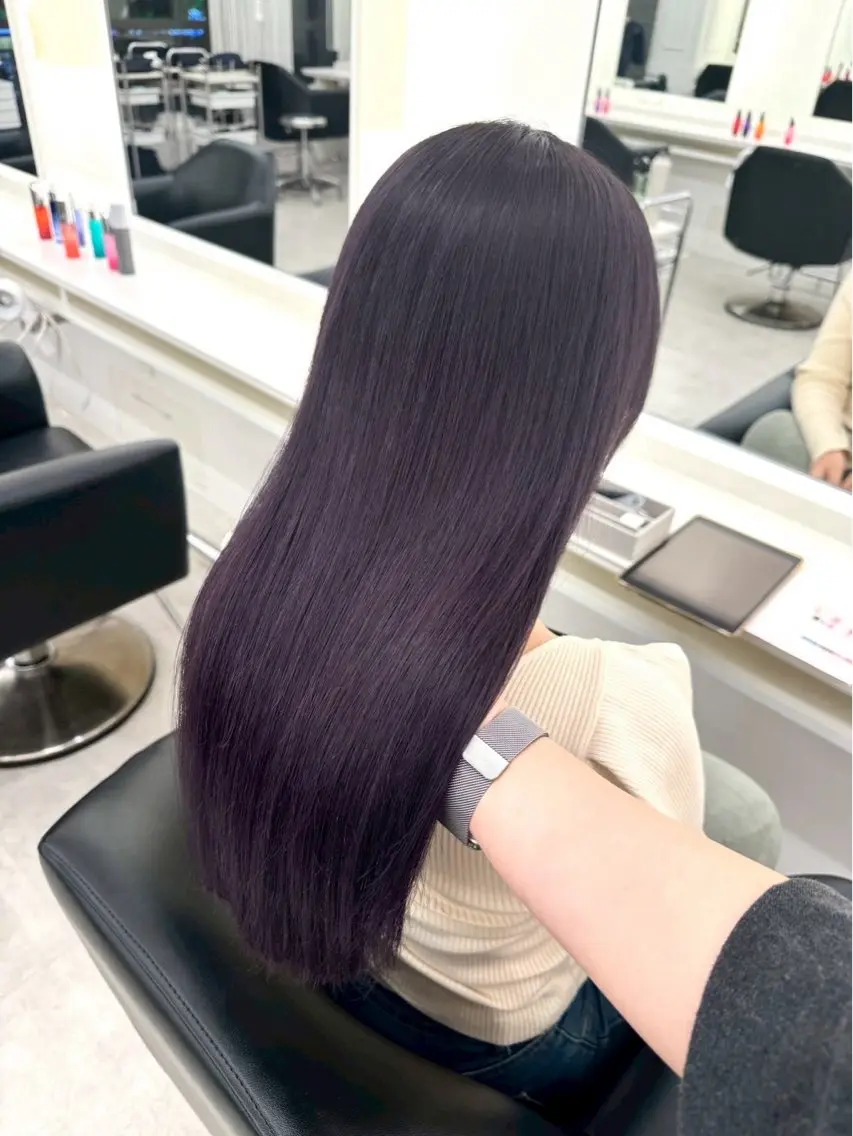 ロング カラー ヘアカラー Parve  Mix 🫧梶川虹のヘアスタイル