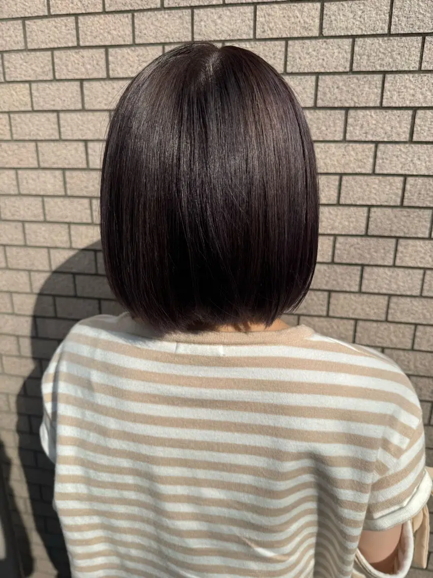 ショート パープルカラー ヘアカラー パーマ/ハイトーン /吉田眞のヘアスタイル