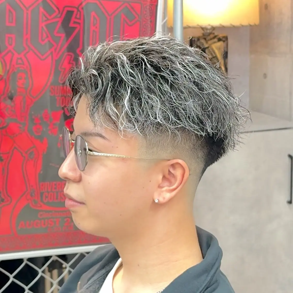 ショート パーマ ヘアアレンジ メンズ MENIN メンズ サロン 望月 涼太のヘアスタイル