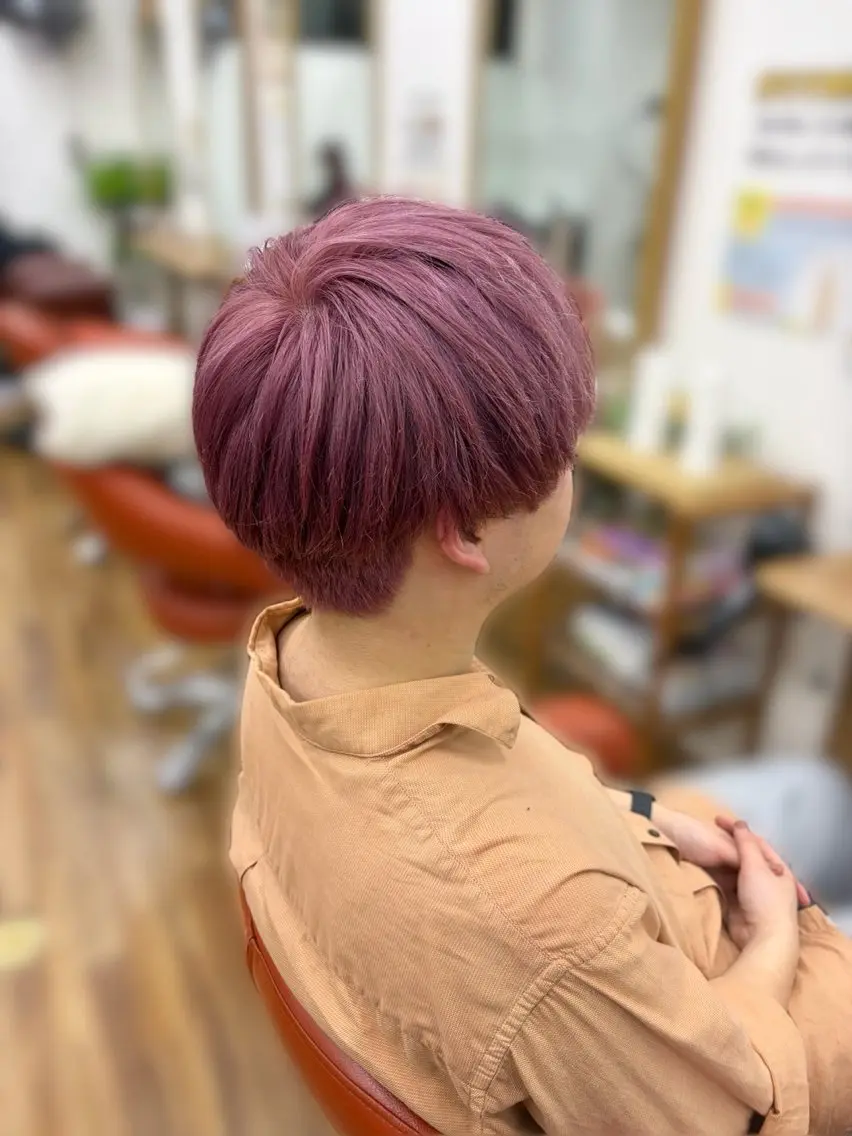 メンズ ヘアカラー タヂカ マイのヘアスタイル
